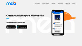 What Mela.work website looked like in 2019 (5 years ago)