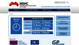What Mshc.org.au website looked like in 2019 (4 years ago)