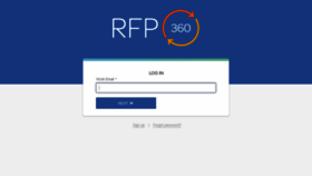 What My.rfp360.com website looked like in 2019 (5 years ago)