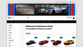 What Modelcar-foerster.de website looked like in 2019 (4 years ago)