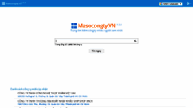 What Masocongty.vn website looked like in 2019 (4 years ago)
