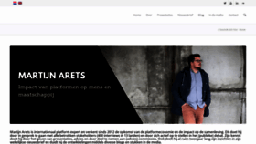 What Martijnarets.com website looked like in 2019 (4 years ago)