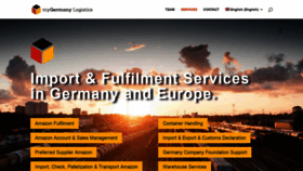 What Mygermany-logistics.com website looked like in 2019 (4 years ago)