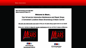 What Mearsservice.com website looked like in 2019 (4 years ago)