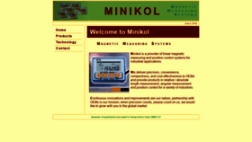 What Minikol.it website looked like in 2019 (4 years ago)