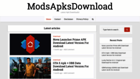 What Modapkz.com website looked like in 2019 (4 years ago)