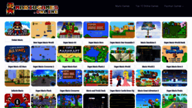 What Mariogames.online website looked like in 2019 (4 years ago)