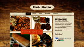 What Masterchef.in website looked like in 2019 (4 years ago)