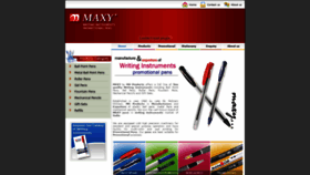 What Maxypen.com website looked like in 2019 (4 years ago)