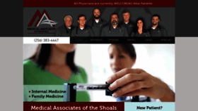 What Medicalshoals.com website looked like in 2019 (4 years ago)