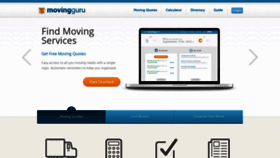 What Movingguru.com website looked like in 2019 (4 years ago)