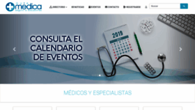 What Medica.mx website looked like in 2019 (4 years ago)