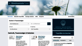 What Mittelbayerische-trauer.de website looked like in 2019 (4 years ago)