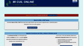 What Micuilonline.com.ar website looked like in 2019 (4 years ago)