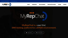 What Myrepchat.com website looked like in 2019 (4 years ago)