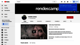 What Mc.render.camp website looked like in 2019 (4 years ago)