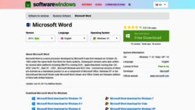 What Microsoft-word.en.softwarewindows.com website looked like in 2019 (4 years ago)
