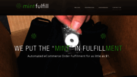 What Mintfulfill.com website looked like in 2019 (4 years ago)
