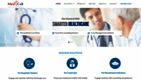 What Medcall.in website looked like in 2019 (7 years ago)