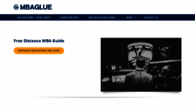 What Mbaglue.com website looked like in 2019 (4 years ago)