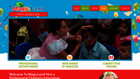 What Magicland.com.au website looked like in 2019 (4 years ago)