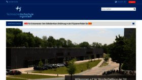 What Moodle.thi.de website looked like in 2019 (6 years ago)