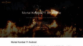 What Mortalkombat11.mobi website looked like in 2019 (4 years ago)