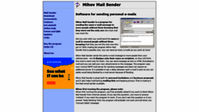 What Mailsender.info website looked like in 2019 (4 years ago)
