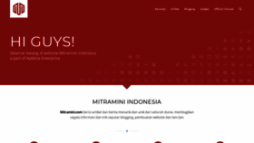 What Mitramini.com website looked like in 2019 (4 years ago)