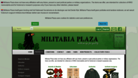 What Militariaplaza.com website looked like in 2019 (4 years ago)