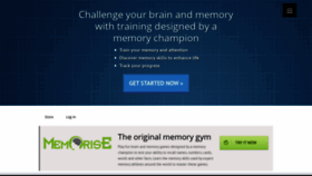 What Memorise.org website looked like in 2019 (4 years ago)