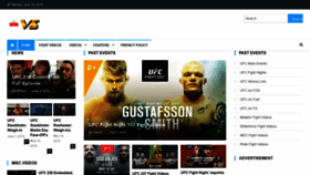 What Mmaversus.com website looked like in 2019 (4 years ago)