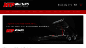 What Mullinstrailerparts.com.au website looked like in 2019 (4 years ago)