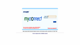 What Myconnect.aculife.co.in website looked like in 2019 (4 years ago)