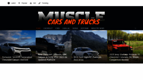What Musclecarsandtrucks.com website looked like in 2019 (4 years ago)