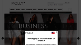 What Molly-dress.com website looked like in 2019 (4 years ago)