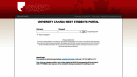 What Myucwest.ca website looked like in 2019 (4 years ago)