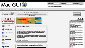 What Macgui.com website looked like in 2019 (4 years ago)