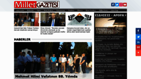 What Milletgazetesi.gr website looked like in 2019 (4 years ago)