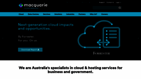 What Macquariecloudservices.com website looked like in 2019 (4 years ago)