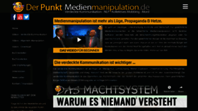 What Medienmanipulation.de website looked like in 2019 (4 years ago)