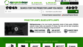 What Myprojectorlamps.com.au website looked like in 2019 (4 years ago)