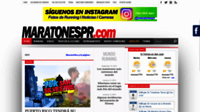 What Maratonespr.com website looked like in 2019 (4 years ago)