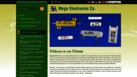 What Megaelectronics.in website looked like in 2019 (4 years ago)