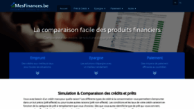 What Mes-finances.be website looked like in 2019 (4 years ago)