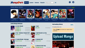 What Mangapark.me website looked like in 2019 (4 years ago)