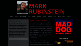 What Markrubinstein-author.com website looked like in 2019 (4 years ago)