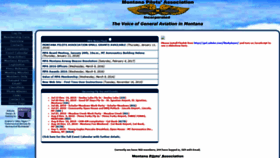 What Montanapilots.org website looked like in 2019 (4 years ago)