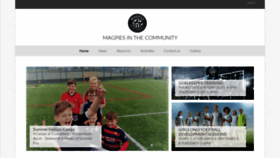 What Magpiesinthecommunity.org website looked like in 2019 (4 years ago)