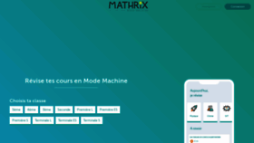 What Mathrix.fr website looked like in 2019 (4 years ago)